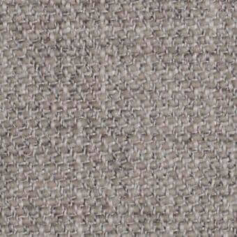 Heathered gray-brown fabric sample displays a dense, plain weave with subtle tonal variations and a matte, nubby texture; label reads "costantini pietro."